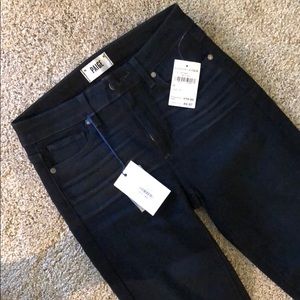 NWT!! Paige dark wash skinny jeans